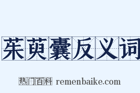 茱萸囊反义词是什么意思的图片